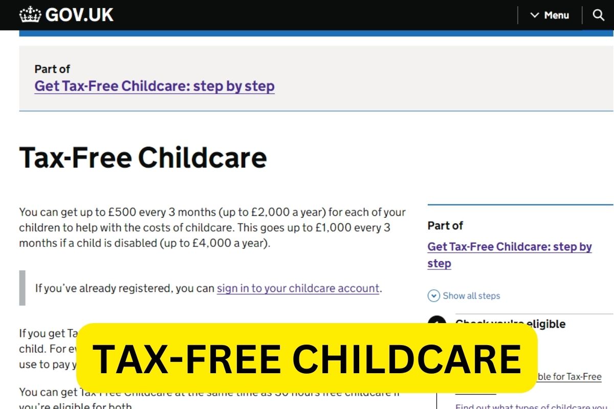 Tax-Free Childcare Scheme – Calculator, Amount, Account Sign In