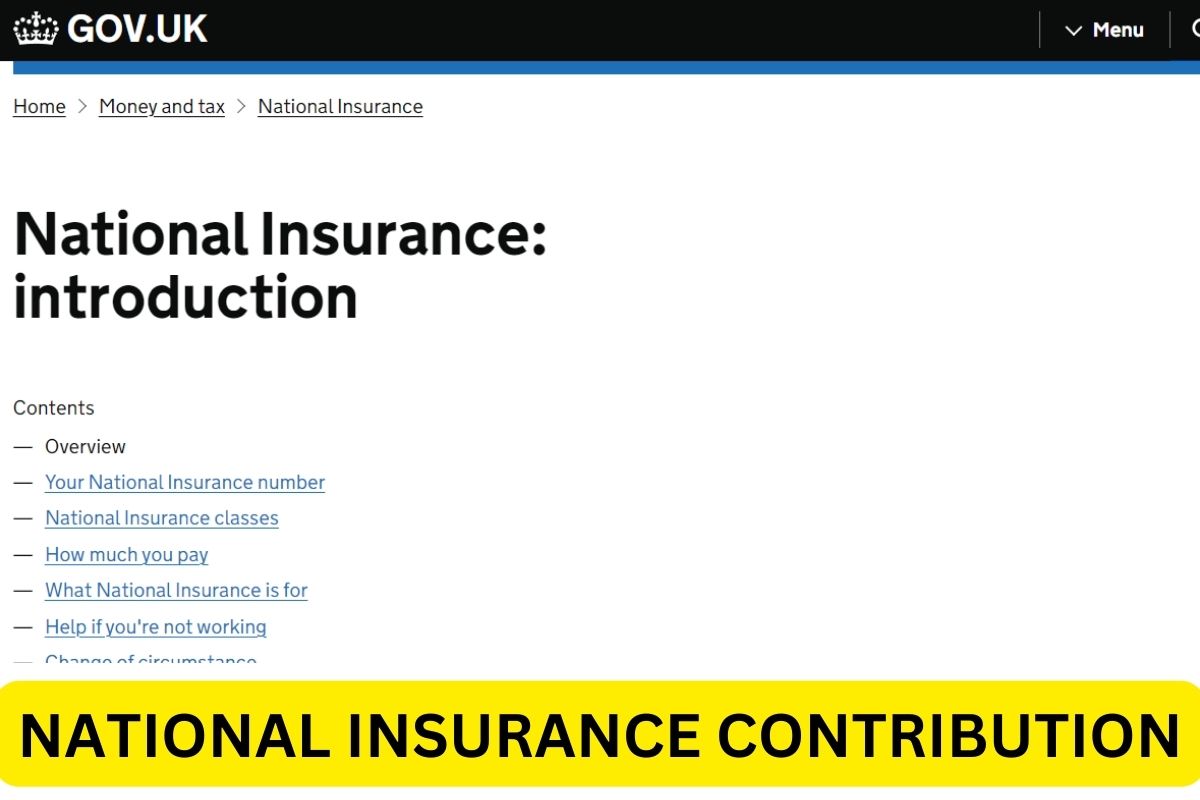 National Insurance Contributions: Rate, How to Pay NI Contributions, Check Statement
